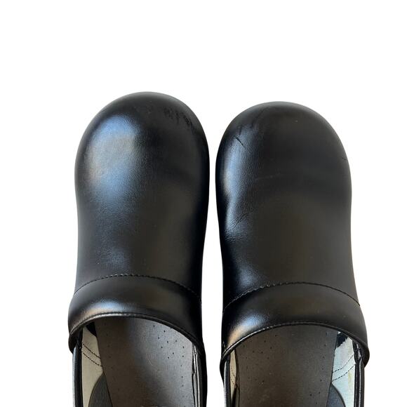 Dansko Professional Black Oiled Leather Clogs Size 42 Unisex Career Nonslip - Picture 10 of 10